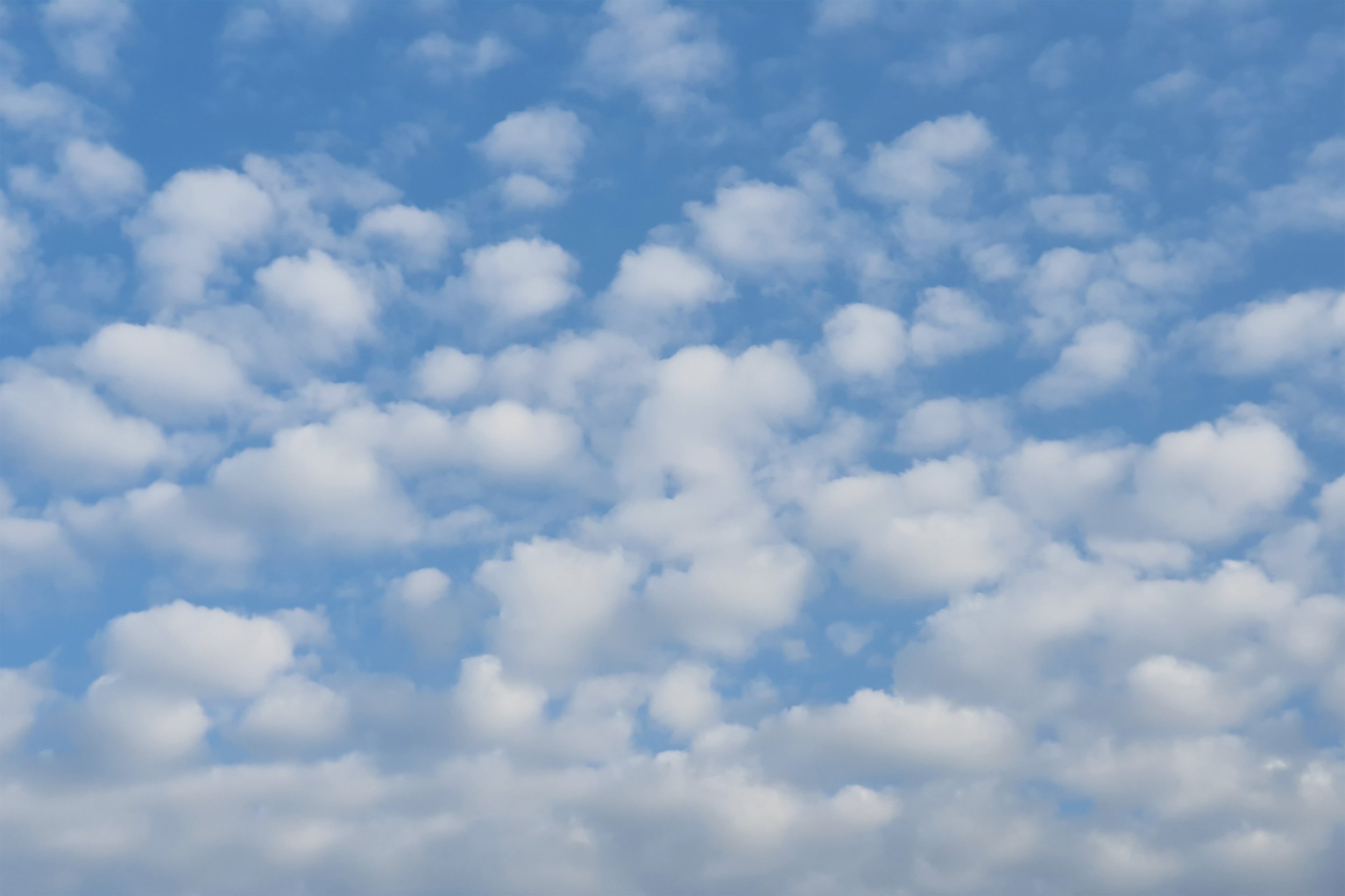 Clouds in Blue Sky Background 